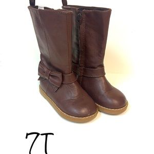 Gap Factory Toddler Girls Brown Bow Boots